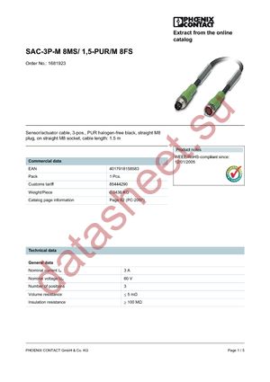 1681923 datasheet  